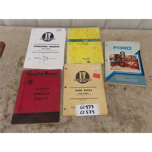 John Deere, Ford, International Harvester Tractor Manuals