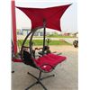 Image 1 : Self Standing Saskatchewan Hammock with Shade Canopy 66" Long Cushion