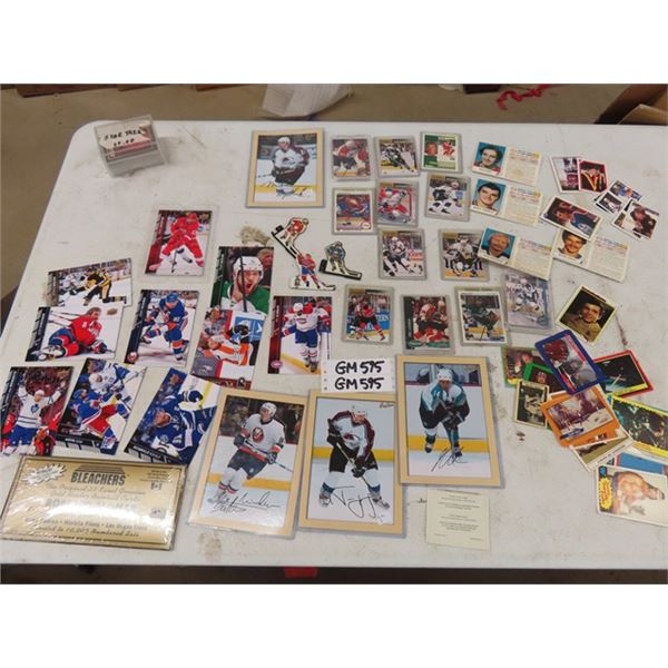 Assorted Hockey Cards, Star Trek Cards, Rod Hockey Players 