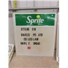 Image 2 : Sprite, Coca-Cola, Diet Coke Plastic Menu Boards 18" x 20" 