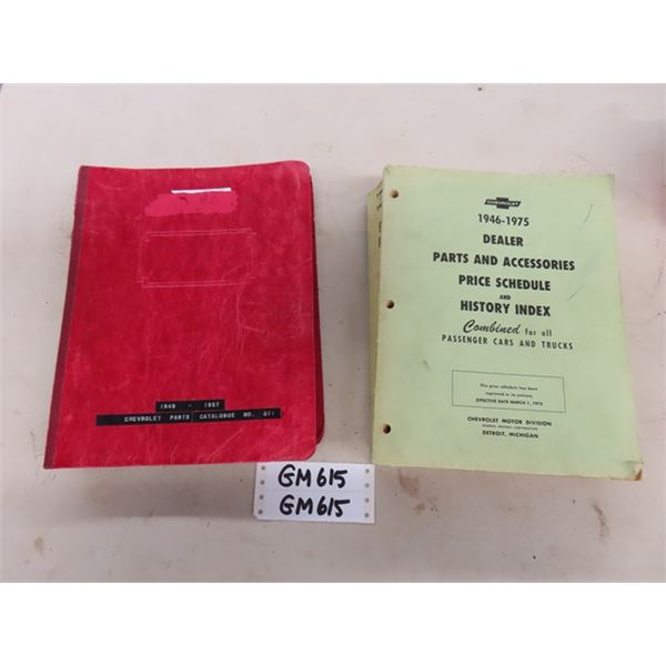 1946-57 Chevrolet Parts Catalog + 1946 -75 Chevrolet Parts Price 