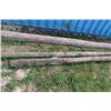 Image 1 : (2) 10' Wooden Poles 5" Wide