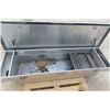 Image 2 : Aluminum 5' Wide Truck Bed Tool Box - NO Key