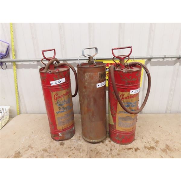 3 Fire Extinguishers