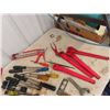 Image 2 : Various Hand Tools ; Scrwedrivers, Pliers, Tin Snips, Vice Grips, Caulking 