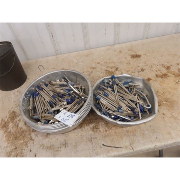 Aluminum Bowls with Large Quantity of Compass Tools/ Measurer