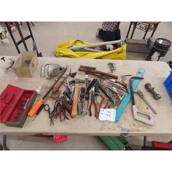 Odds N Ends of Hand Tools; Calipers, Cutters, Scissors, Hammers, 