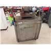 Image 1 : Allen Grey Rolling Cabinet with Bench Grinder Set Up
