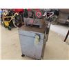 Image 2 : Allen Grey Rolling Cabinet with Bench Grinder Set Up
