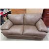 Image 1 : Leather? Super Comfy Palliser Love Seat 72" Wide