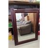 Image 1 : Solid Wood Bevelled Wall Mirror
