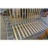 Image 1 : Metal Folding Futon Frame - Folds Out to 54" x 78" 