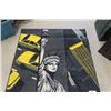 Image 2 : NY Themed Small Area Carpet 47" x 67" 