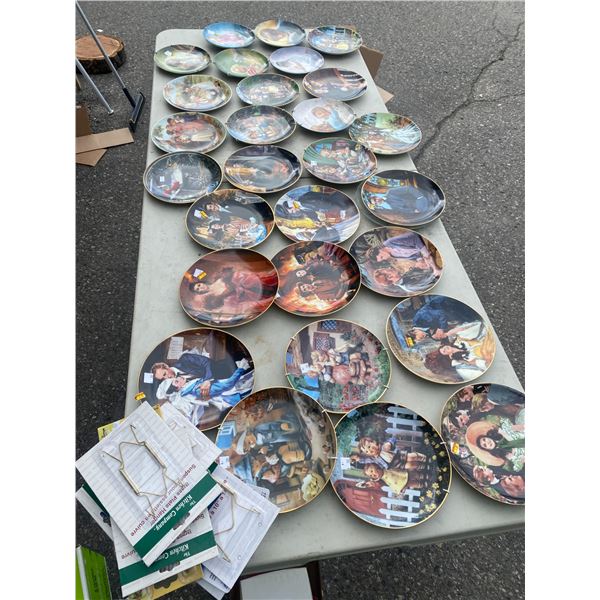 Lot of collector plates