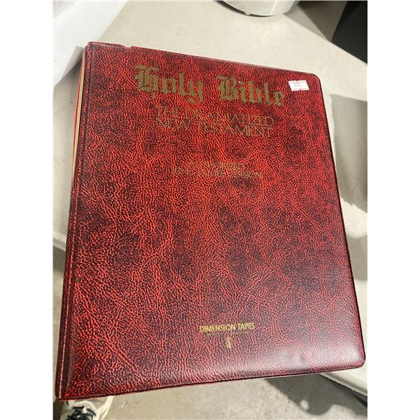 Holy Bible on cassette