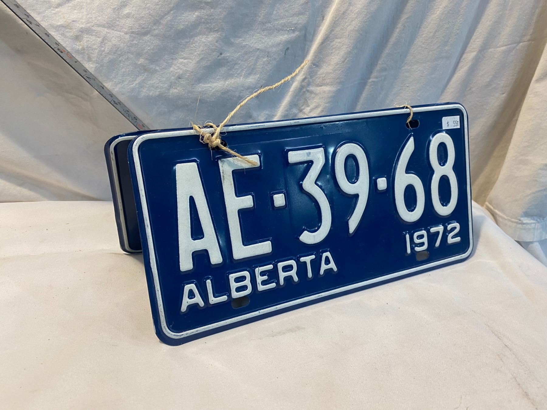 Pair Alberta licence plates
