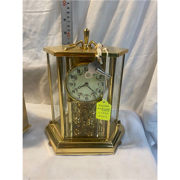 1970's kundo 400 day clock with beveled glass works perfectly