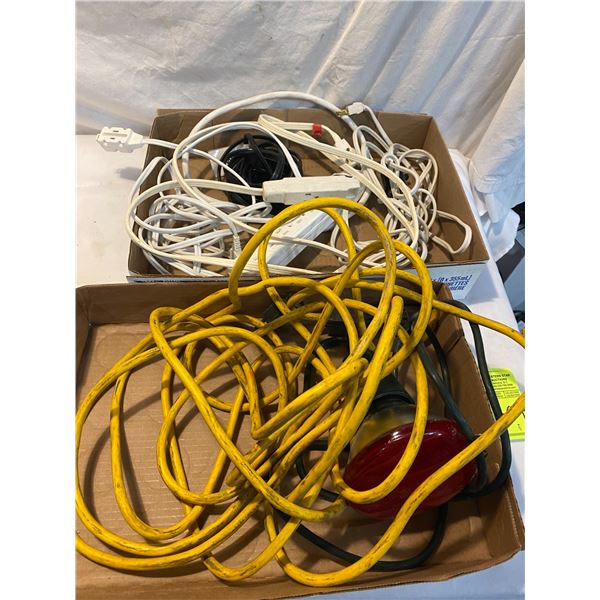 Extension cords and lamp