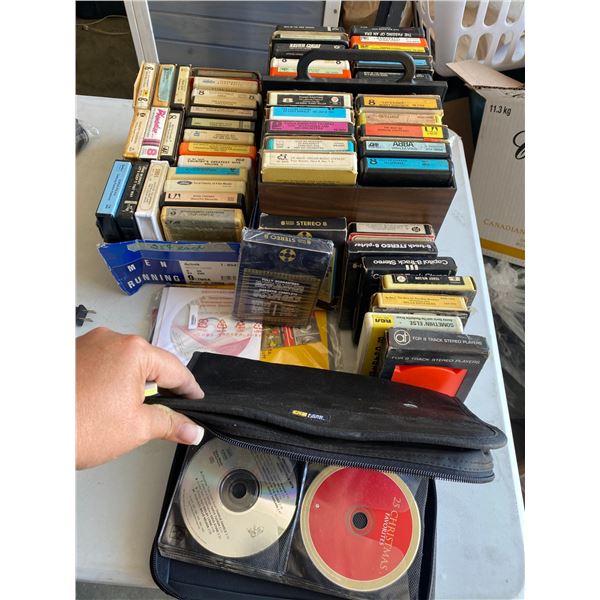 8 tracks and CDs