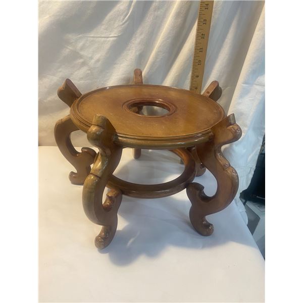 Wooden plant stand