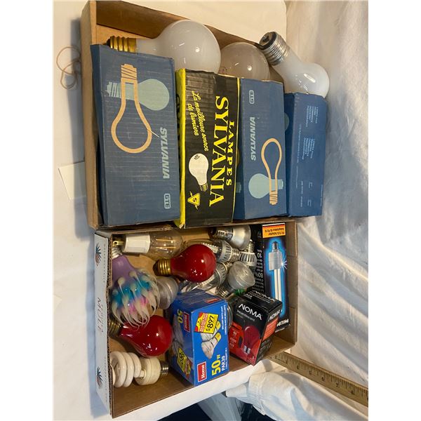 Assorted light bulbs