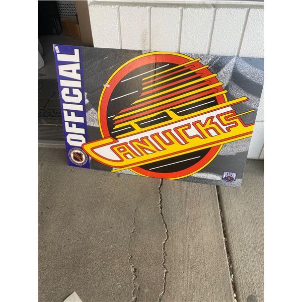 Canucks poster board