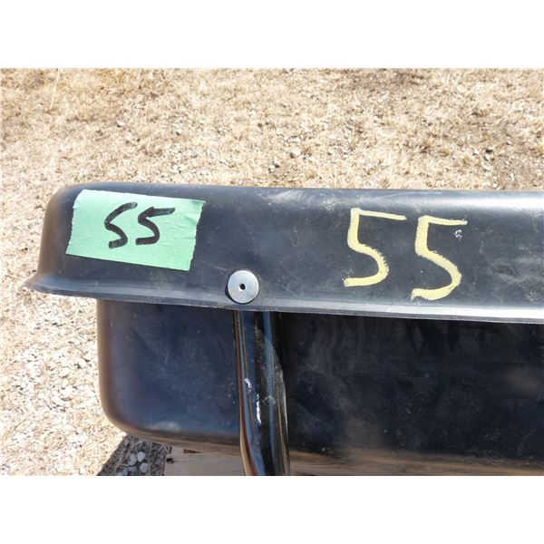 schaben Hitch mount spin spreader 12 Volt ; control in office