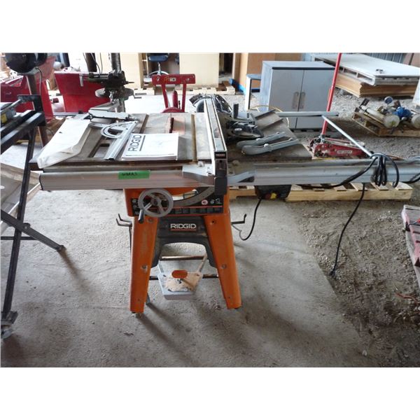 Rigid model TS3650 table saw
