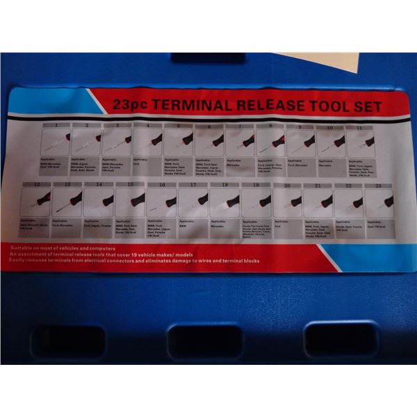 Terminal release tool set 23 piece