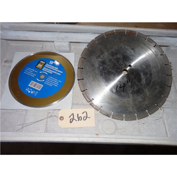 lot of 2 diamond cutting wheels