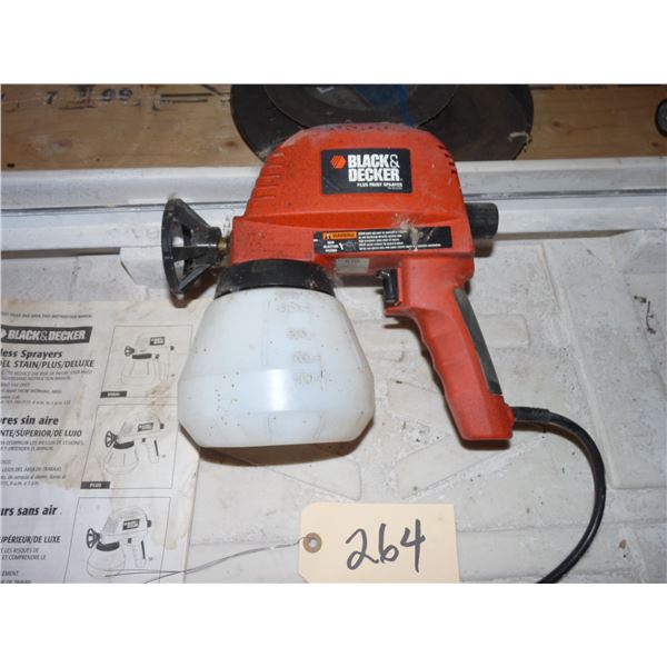 black and decker electric paint sprayer