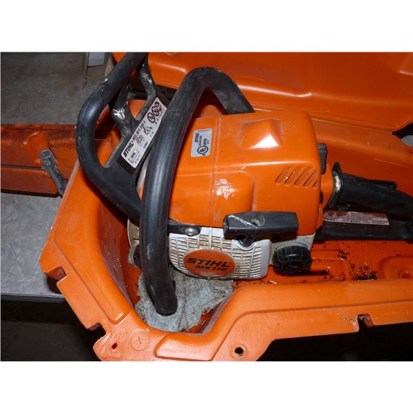 Stihl ms170 chainsaw and case… starts and runs