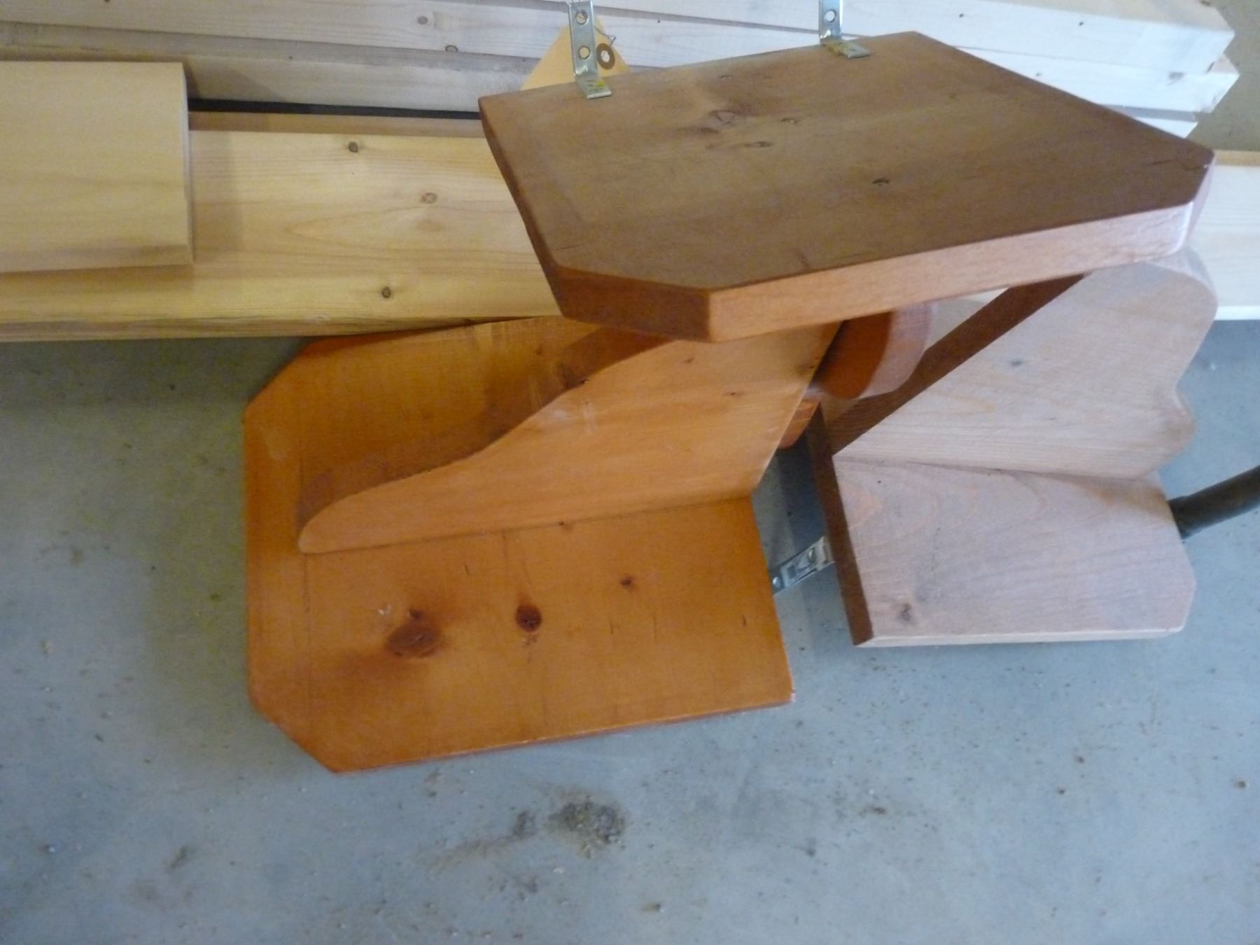 Lumber two by fours and 1 by 6