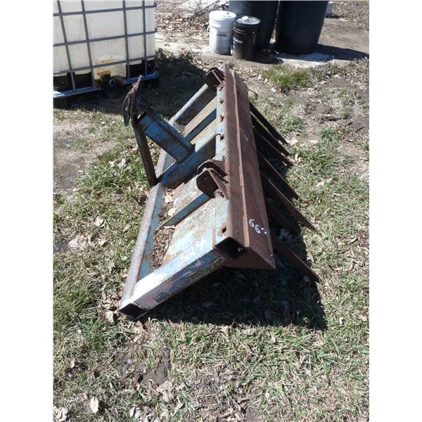 Manure fork attachment