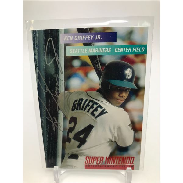 SUPER NINTENDO KEN GRIFFEY JR CARD