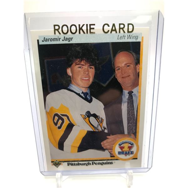 1991 UPPER DECK #356 JAROMIR JAGR ROOKIE CARD