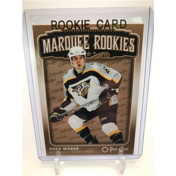 O-PEE-CHEE MARQUEE ROOKIES  #525 SHEA WEBER