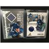 Image 1 : LOT OF 2 PANINI CARDS DANIEL AND HENRICK SEDIN GAME WORN GEAR