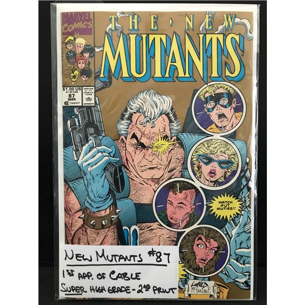 THE NEW MUTANTS #87 1ST APP OF CABLE ( MARVEL COMICS)