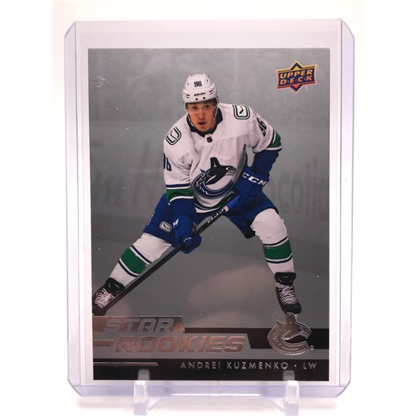 2023 UPPER DECK ANDREI KUZMENKO NO.24 STAR ROOKIES