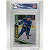 Image 1 : 2019-20 UD PARKHURST NO.290 QUINN HUGHES ROOKIE CARD GCG GRADED 9.5