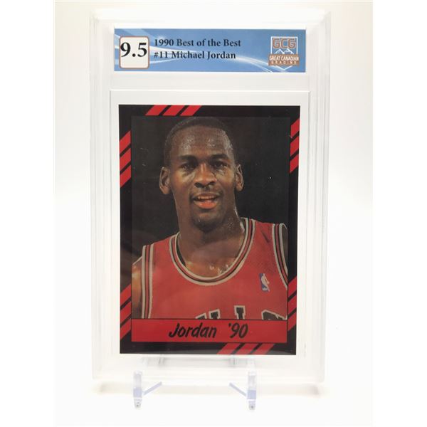 1990 BEST OF THE BEST NO.12 MICHAEL JORDAN GCG GRADED 9.5