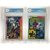 Image 1 : LOT OF 2 GRADED MARVEL UNIVERSE CARDS (AVENGERS VS KANG/ X-FACTOR)