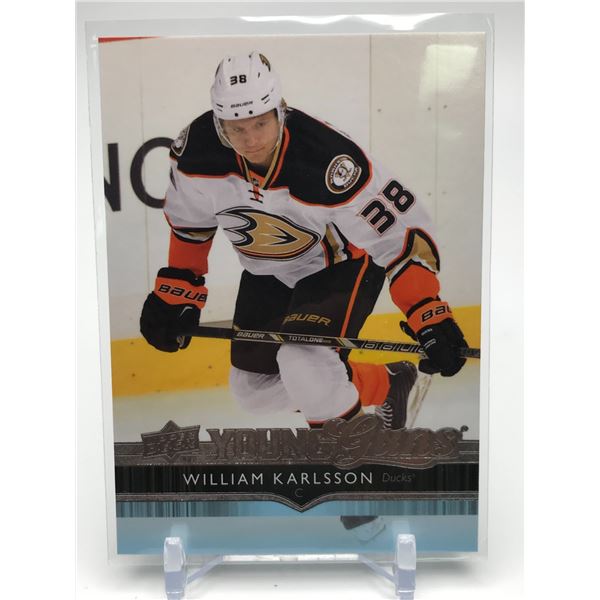 2014-15 UPPER DECK SERIES ONE WILLIAM KARLSSON NO. 201 YOUNG GUNS