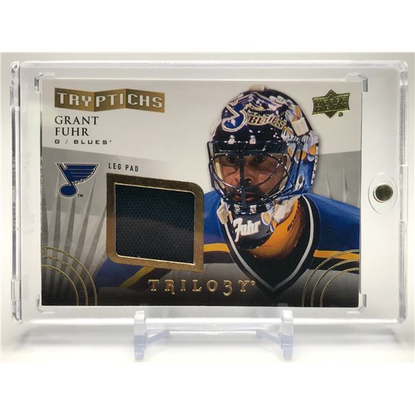 2014-15 UPPER DECK GRANT FUHR NO. T-NET3 413/600 PATCH CARD