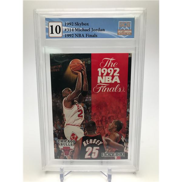 1992 SKYBOX MICHAEL JORDAN NO. 314 (GCG 10)