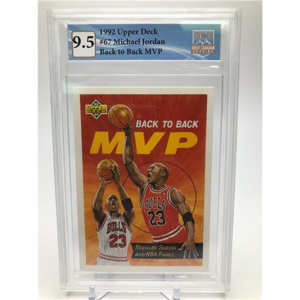 1992 UD MICHAEL JORDAN NO. 67 (GCG 9.5)