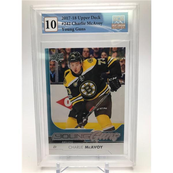 2017-18 UD CHARLIE MCAVOY NO. 242 (GCG 10)