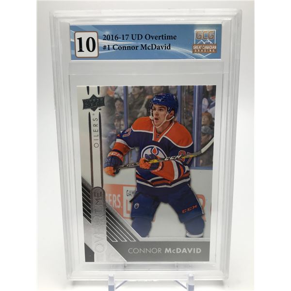 2016-17 UD OVERTIME CONNOR MCDAVID NO. 1 (GCG 10)