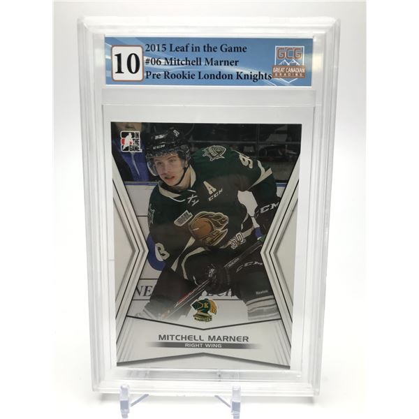 2015 LEAF IN THE GAME MITCHELL MARNER NO. 06 (GCG 10)